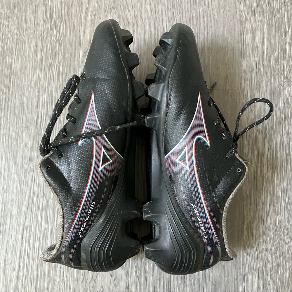 Mizuno Alpha Select Junior FG Soccer Cleats Kids Size 4.5 Black Firm Ground - Picture 7 of 11